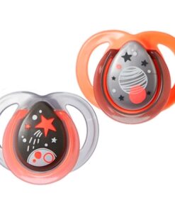 Køb Tommee Night Time Tippee 0-6mdr Sut - Grå & Orange online billigt tilbud rabat legetøj