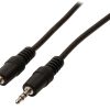 Køb Valueline Stereo Audiokabel Sort - 5 Meter online billigt tilbud rabat legetøj