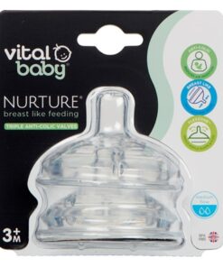 Køb Vital Baby Nurture Medium Flow Flaskesutter - 2 stk online billigt tilbud rabat legetøj