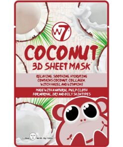 Køb W7 3D Coconut Sheet Maske online billigt tilbud rabat legetøj