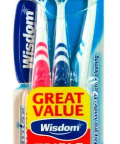 Køb Wisdom Regular Plus Tandbørster - 3 stk online billigt tilbud rabat legetøj