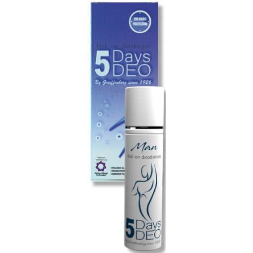 shop 5 Days Deo Roll-On Deodorant 30 ml - Men af 5 Days DEO - online shopping tilbud rabat hos shoppetur.dk