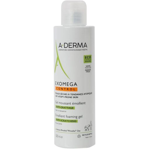 shop A-Derma Exomega Control Foaming Gel 500 ml af ADerma - online shopping tilbud rabat hos shoppetur.dk