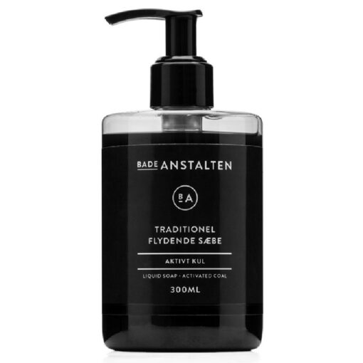 shop Badeanstalten Traditionel Flydende Sæbe Aktivt Kul 300 ml af Badeanstalten - online shopping tilbud rabat hos shoppetur.dk