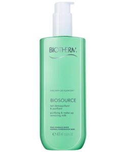 shop Biotherm Biosource Purifying & Make-up Removing Milk 400 ml (U) af Biotherm - online shopping tilbud rabat hos shoppetur.dk