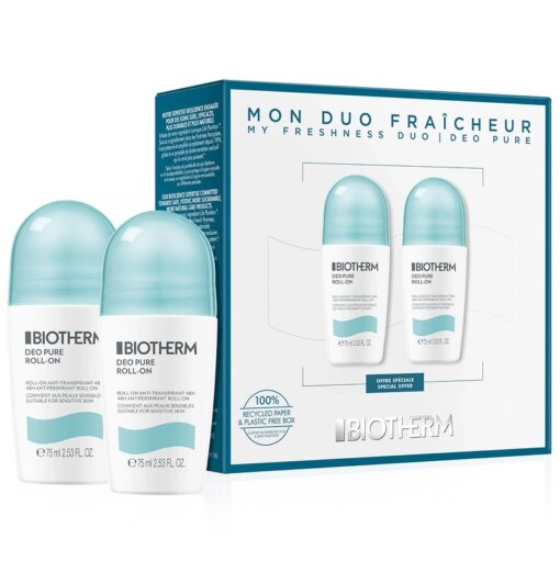 shop Biotherm Deo Pure Roll-On Duo Set (Limited Edition) af Biotherm - online shopping tilbud rabat hos shoppetur.dk