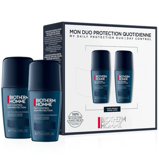 shop Biotherm Homme 48H Day Control Deo Roll-On Duo Set (Limited Edition) af Biotherm - online shopping tilbud rabat hos shoppetur.dk