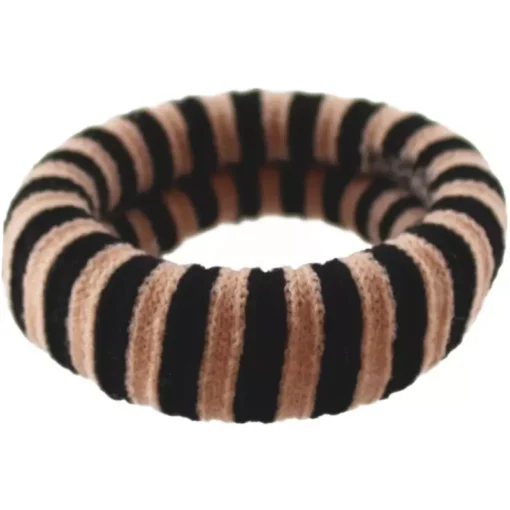 shop By Stær EA Hairtie - Striped Black/ Rose (U) af By Str - online shopping tilbud rabat hos shoppetur.dk