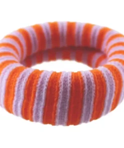 shop By Stær EA Hairtie - Striped Orange/ Pastel Purple af By Str - online shopping tilbud rabat hos shoppetur.dk