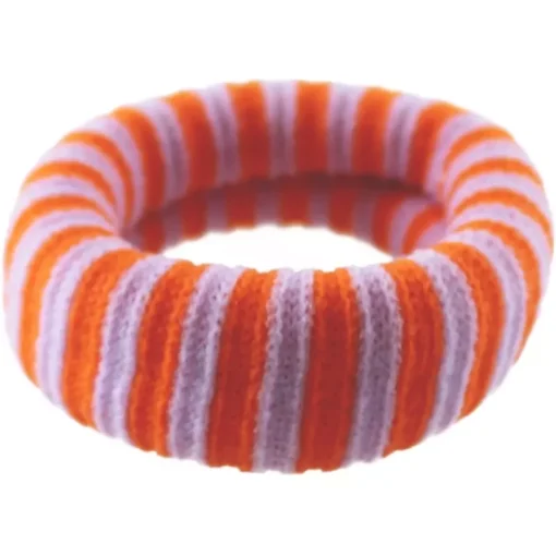 shop By Stær EA Hairtie - Striped Orange/ Pastel Purple af By Str - online shopping tilbud rabat hos shoppetur.dk