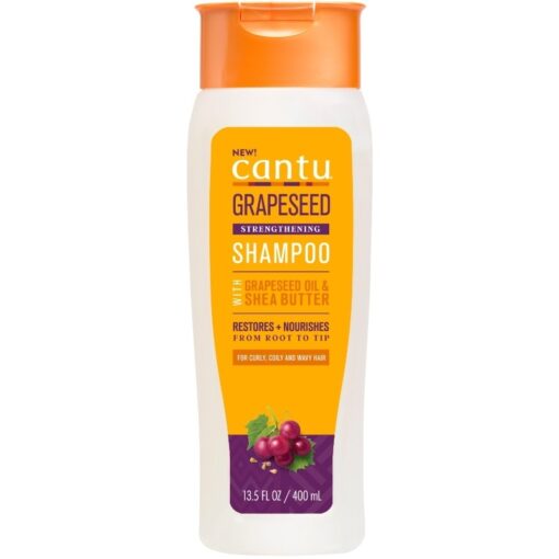 shop Cantu Grapeseed Strengthening Shampoo 400 ml (U) af Cantu - online shopping tilbud rabat hos shoppetur.dk