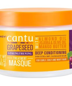 shop Cantu Grapeseed Strengthening Treatment Masque 340 gr. (U) af Cantu - online shopping tilbud rabat hos shoppetur.dk