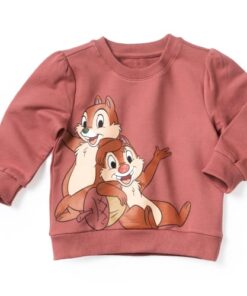 shop Chip & Chap sweatshirt - Lyserød af Disney - online shopping tilbud rabat hos shoppetur.dk