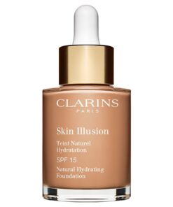 shop Clarins Skin Illusion Natural Hydrating Foundation SPF15 30 ml - 112 Amber af Clarins - online shopping tilbud rabat hos shoppetur.dk