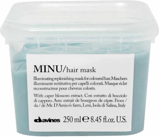 shop Davines MINU Hair Mask 250 ml af Davines - online shopping tilbud rabat hos shoppetur.dk