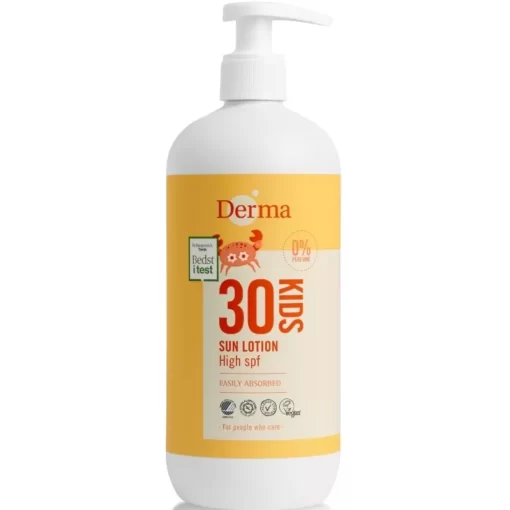 shop Derma Kids Sun Lotion SPF 30 - 500 ml af Derma - online shopping tilbud rabat hos shoppetur.dk