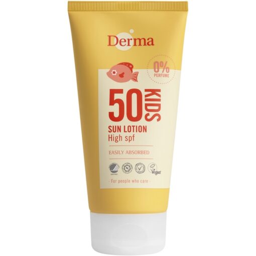 shop Derma Kids Sun Lotion SPF 50 - 150 ml af Derma - online shopping tilbud rabat hos shoppetur.dk