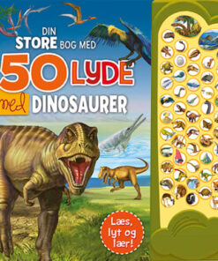 shop Din store bog med 50 lyde med dinosaurer - Papbog af  - online shopping tilbud rabat hos shoppetur.dk