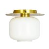 shop Dyberg Larsen loftlampe - Arp - Hvid/messing af Dyberg Larsen - online shopping tilbud rabat hos shoppetur.dk