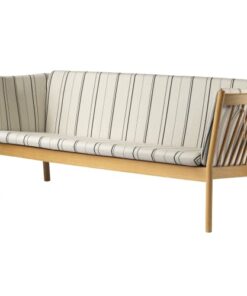 shop Erik Ole Jørgensen 3 pers. sofa - J149 - Eg/urd stripe af FDB Møbler - online shopping tilbud rabat hos shoppetur.dk