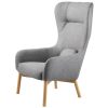 shop Foersom & Hiort-Lorenzen øreklapstol - L35 Gesja - Grå af FDB Møbler - online shopping tilbud rabat hos shoppetur.dk