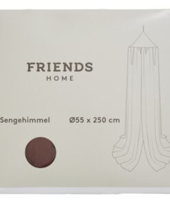 shop Friends Home sengehimmel - Mocca rose af Friends Home - online shopping tilbud rabat hos shoppetur.dk