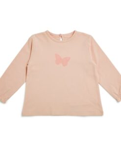 shop Friends langærmet t-shirt - Lyserød med sommerfugl af Friends - online shopping tilbud rabat hos shoppetur.dk