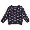 shop Friends sweater - Blå med sommerfugle af Friends - online shopping tilbud rabat hos shoppetur.dk