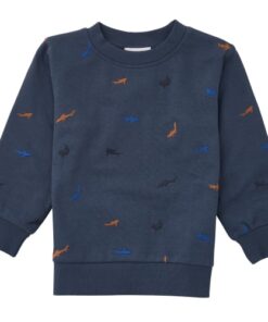 shop Friends sweatshirt - Mørkeblå med hajprint af Friends - online shopping tilbud rabat hos shoppetur.dk