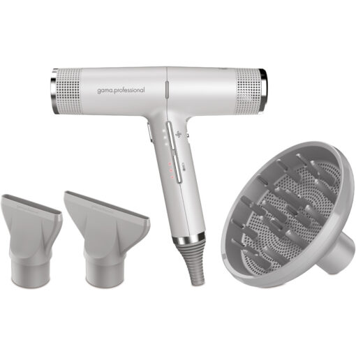 shop Gama Professional IQ Hair Dryer - Silver (U) af Gama Professional - online shopping tilbud rabat hos shoppetur.dk