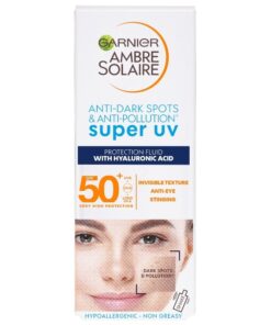 shop Garnier Ambre Solaire Sensitive Advanced Face Super UV Fluid SPF 50+ - 40 ml af Garnier - online shopping tilbud rabat hos shoppetur.dk