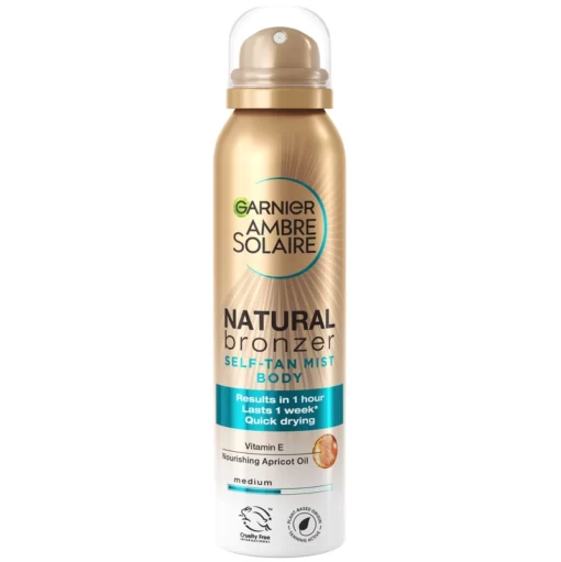 shop Garnier Natural Bronzer Self Tan Mist Body Medium 150 ml af Garnier - online shopping tilbud rabat hos shoppetur.dk