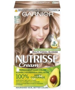 shop Garnier Nutrisse Cream 8.132 Light Blonde af Garnier - online shopping tilbud rabat hos shoppetur.dk