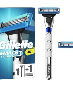 shop Gillette Mach3 Turbo 3D Manual Razor af Gillette - online shopping tilbud rabat hos shoppetur.dk