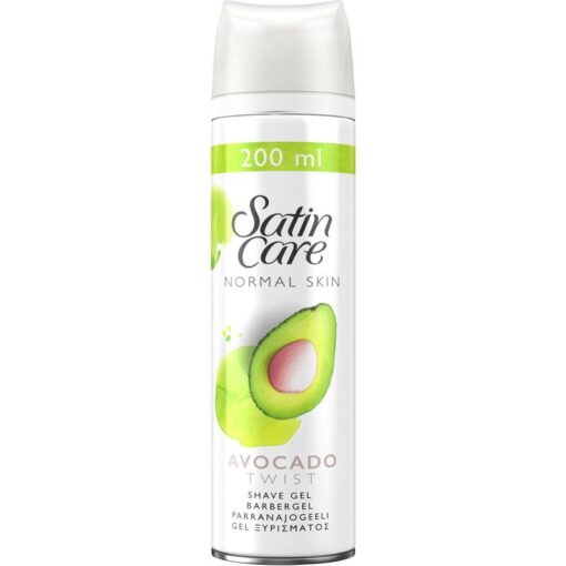 shop Gillette Venus Satin Care Avocado Twist Shave Gel 200 ml af Gillette - online shopping tilbud rabat hos shoppetur.dk