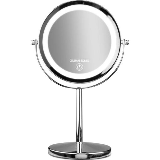 shop Gillian Jones Stand LED Light Mirror With Touch x10 -Silver 10383-81 af Gillian Jones - online shopping tilbud rabat hos shoppetur.dk