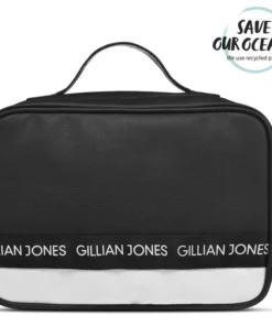 shop Gillian Jones Traincase - Black/White 10007-091 af Gillian Jones - online shopping tilbud rabat hos shoppetur.dk