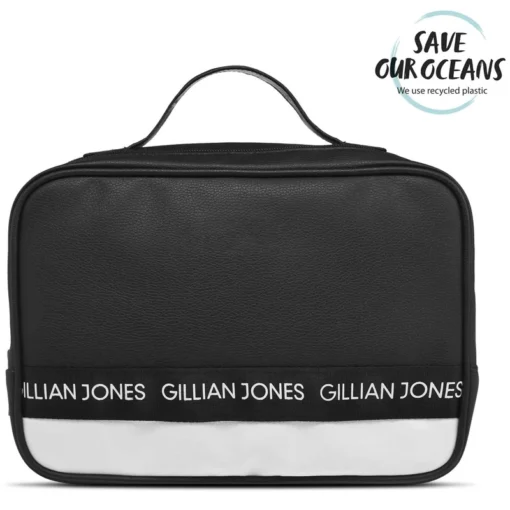 shop Gillian Jones Traincase - Black/White 10007-091 af Gillian Jones - online shopping tilbud rabat hos shoppetur.dk