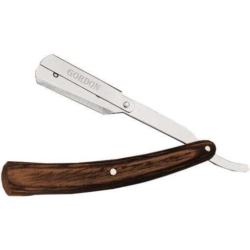 shop Gordon Straight Razor Shaving Knife - Wood (D416) af Gordon - online shopping tilbud rabat hos shoppetur.dk