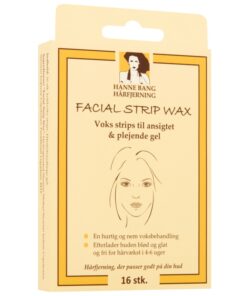 shop Hanne Bang Hair Removal Facial Strip Wax 16 Pieces af Hanne Bang - online shopping tilbud rabat hos shoppetur.dk