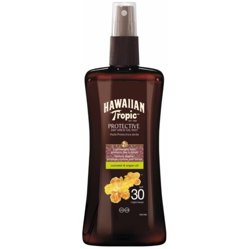 shop Hawaiian Tropic Protective Dry Spray Oil SPF 30 - 200 ml af Hawaiian Tropic - online shopping tilbud rabat hos shoppetur.dk