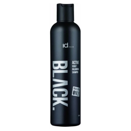 shop IdHAIR Black Active Scalp Balancing Shampoo Men 250 ml af IdHAIR - online shopping tilbud rabat hos shoppetur.dk