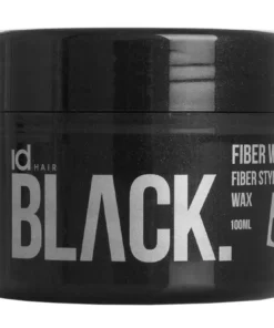 shop IdHAIR Black Fiber Wax Men 100 ml af IdHAIR - online shopping tilbud rabat hos shoppetur.dk