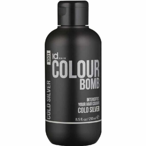 shop IdHAIR Colour Bomb 250 ml - Cold Silver af IdHAIR - online shopping tilbud rabat hos shoppetur.dk