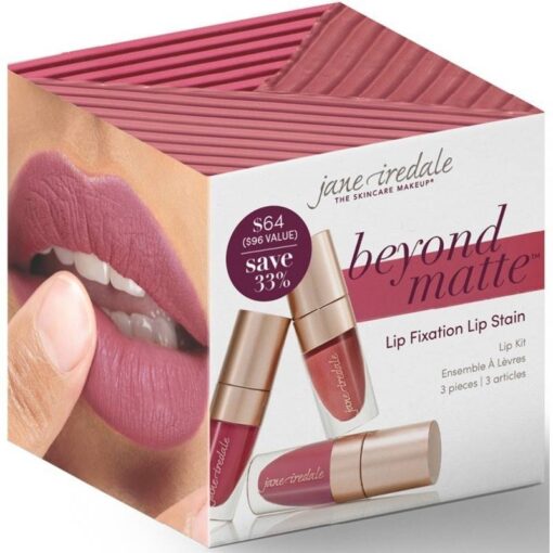 shop Jane Iredale Beyond Matte Lip Fixation Trio Kit 3 x 2