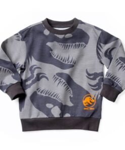 shop Jurassic World sweatshirt - Grå med dinosaurprint af Friends - online shopping tilbud rabat hos shoppetur.dk