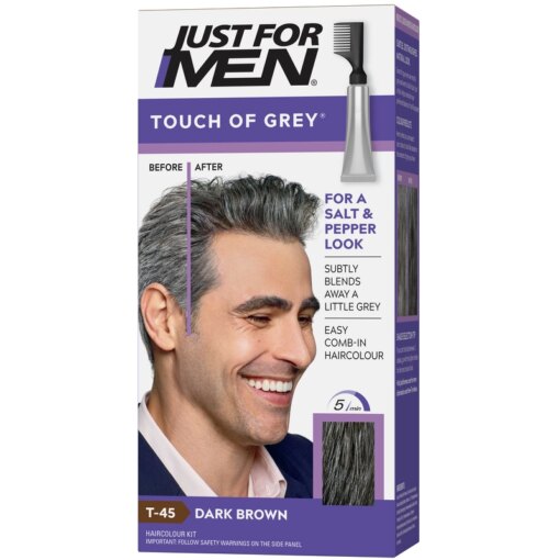 shop Just For Men Touch of Grey - Dark af Just For Men - online shopping tilbud rabat hos shoppetur.dk