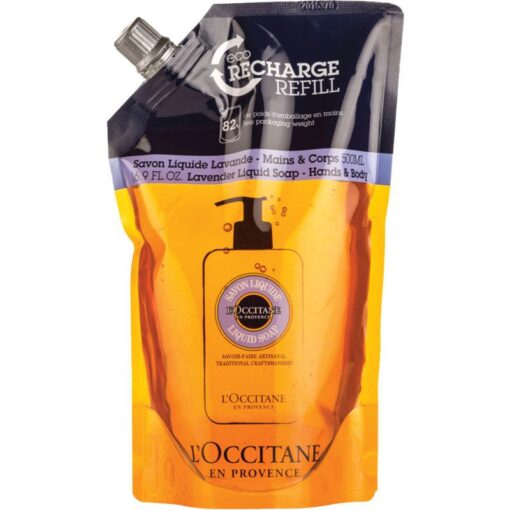 shop L'Occitane Shea Hand & Body Liquid Soap Refill 500 ml - Lavender af LOccitane - online shopping tilbud rabat hos shoppetur.dk