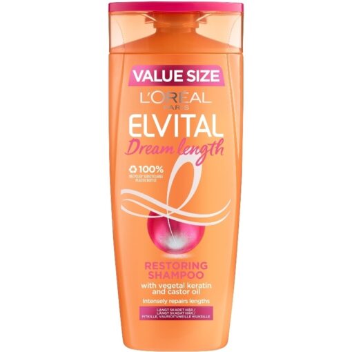 shop L'Oreal Paris Elvital Dream Length Shampoo 400 ml af LOreal Paris - online shopping tilbud rabat hos shoppetur.dk