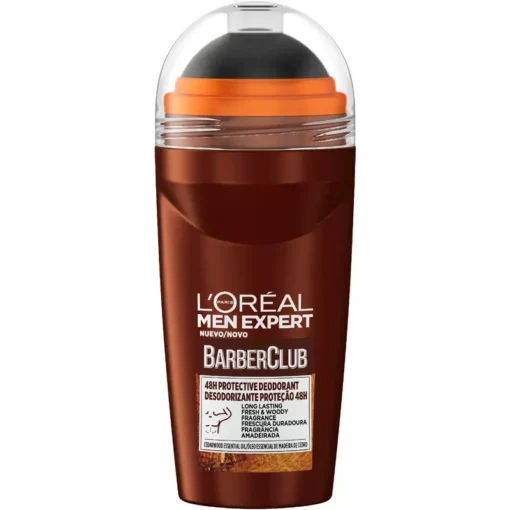 shop L'Oreal Paris Men Expert BarberClub 48H Protective Deodorant Roll-On 50 ml af LOreal Paris - online shopping tilbud rabat hos shoppetur.dk